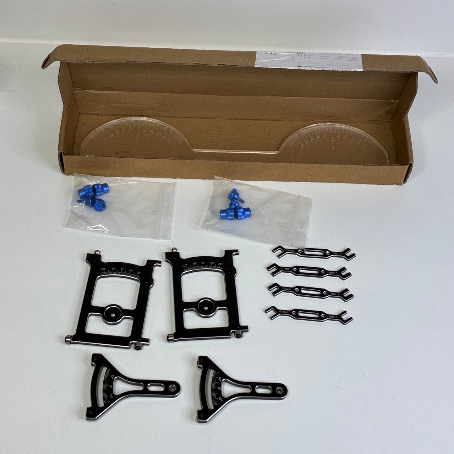 Black Alloy Set Up Station Pair for Front Or Rear