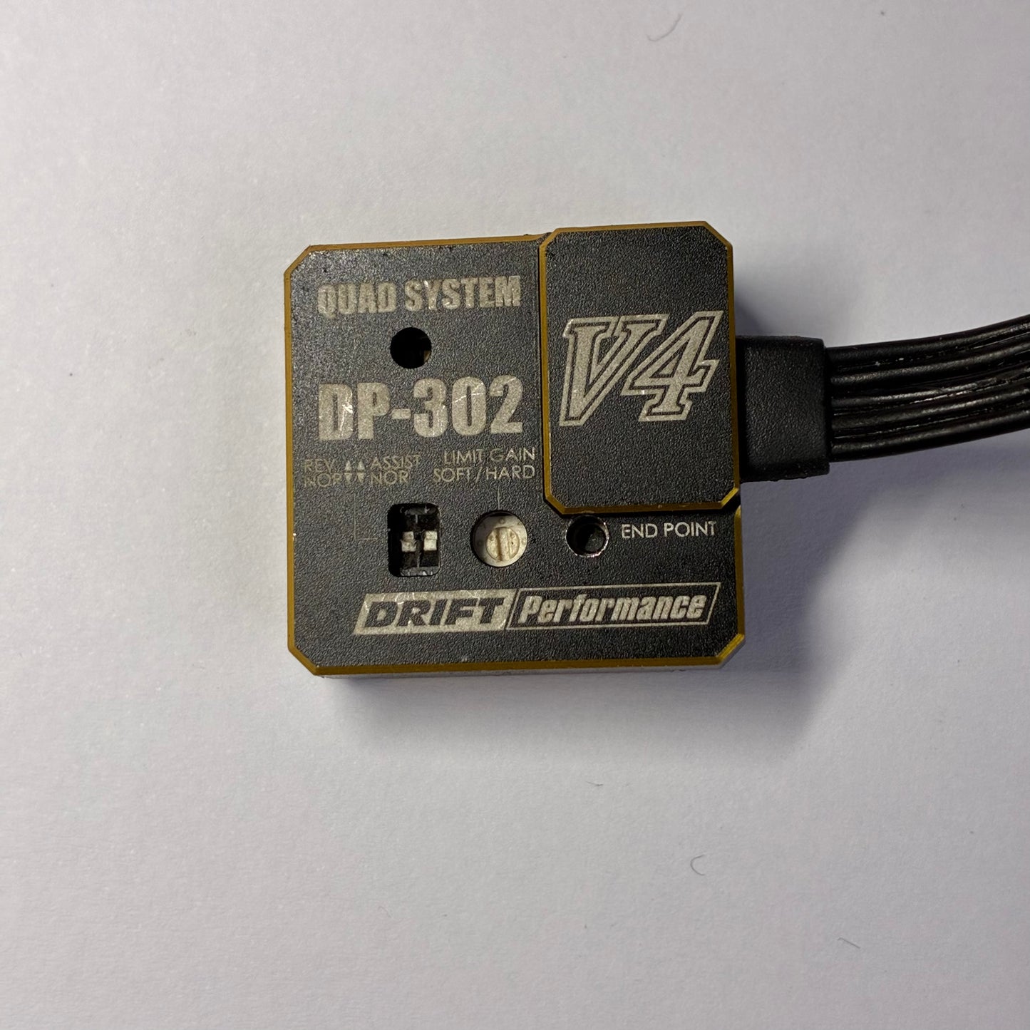 Yokomo V4 Gyro Black Alloy Drift Performance DP-302 V4