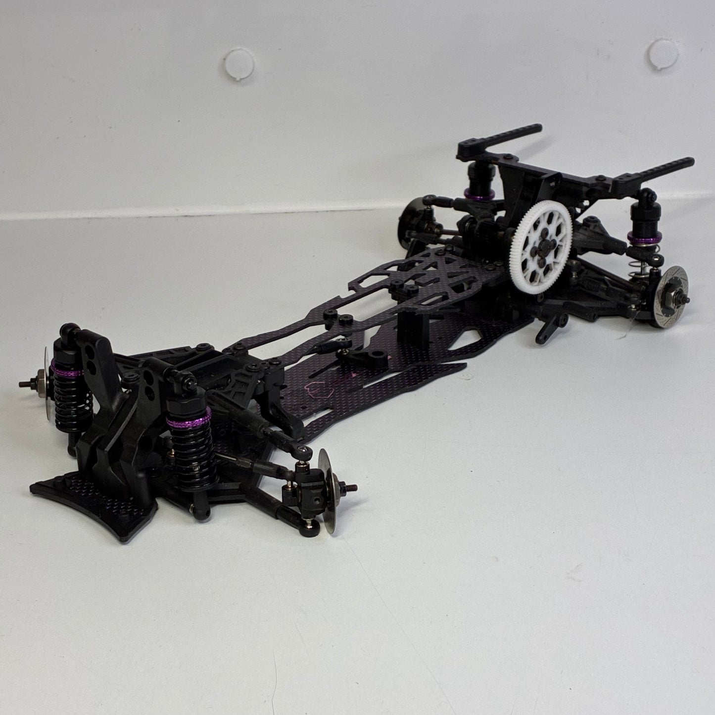 3Racing Sakura D6 Purple Carbon Chassis Black RWD