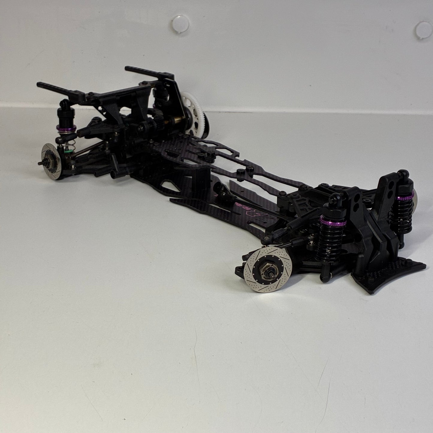 3Racing Sakura D6 Purple Carbon Chassis Black RWD