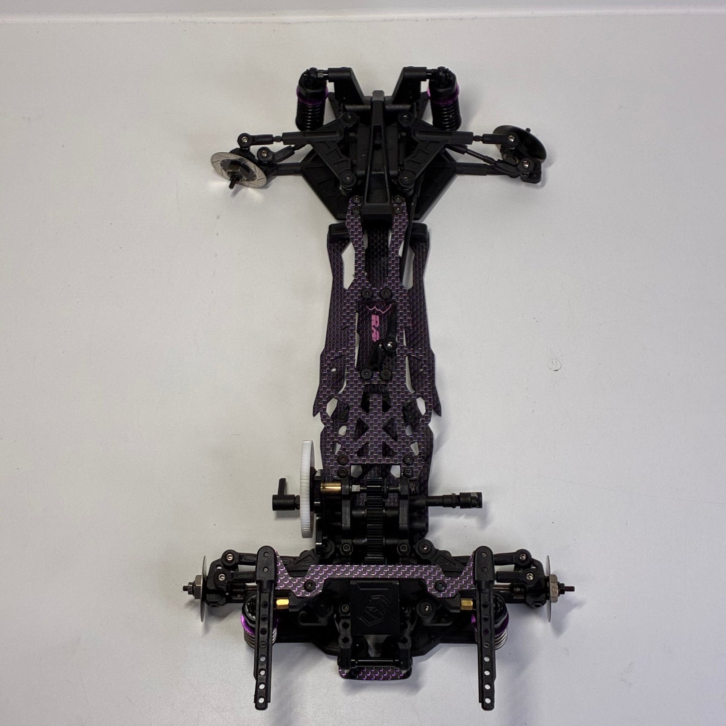 3Racing Sakura D6 Purple Carbon Chassis Black RWD