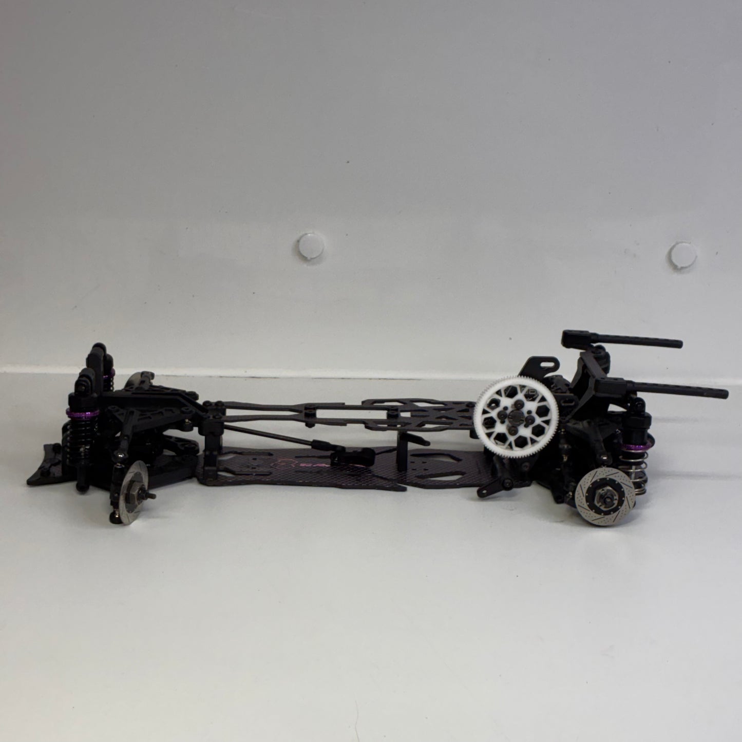 3Racing Sakura D6 Purple Carbon Chassis Black RWD