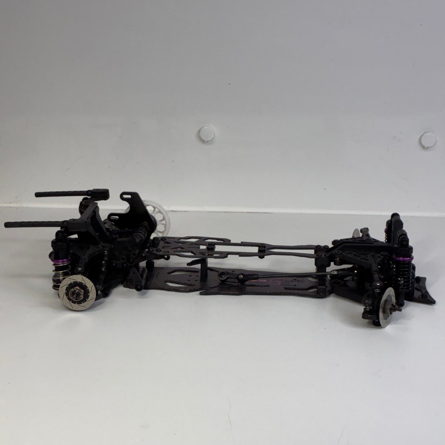 3Racing Sakura D6 Purple Carbon Chassis Black RWD