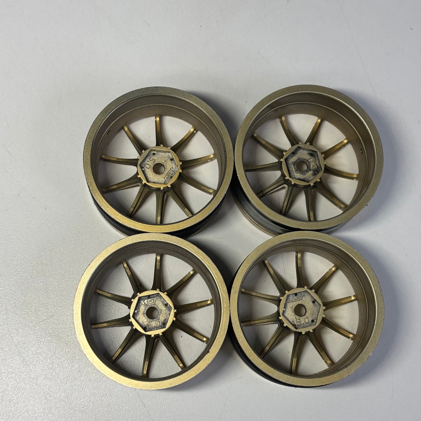 Gold MST 5mm Offset Wheels