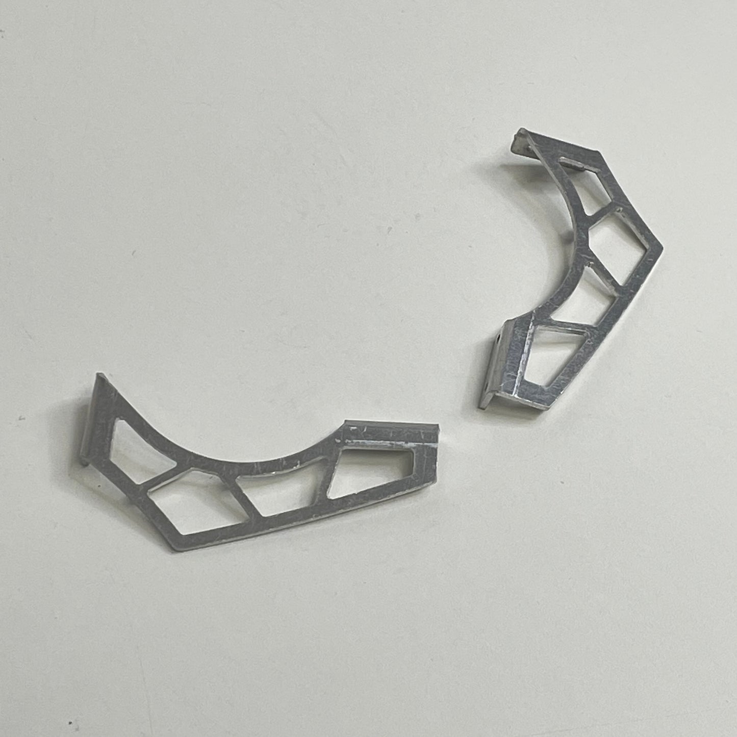 Silver Alloy Spoiler Mounts High Bumper Boot