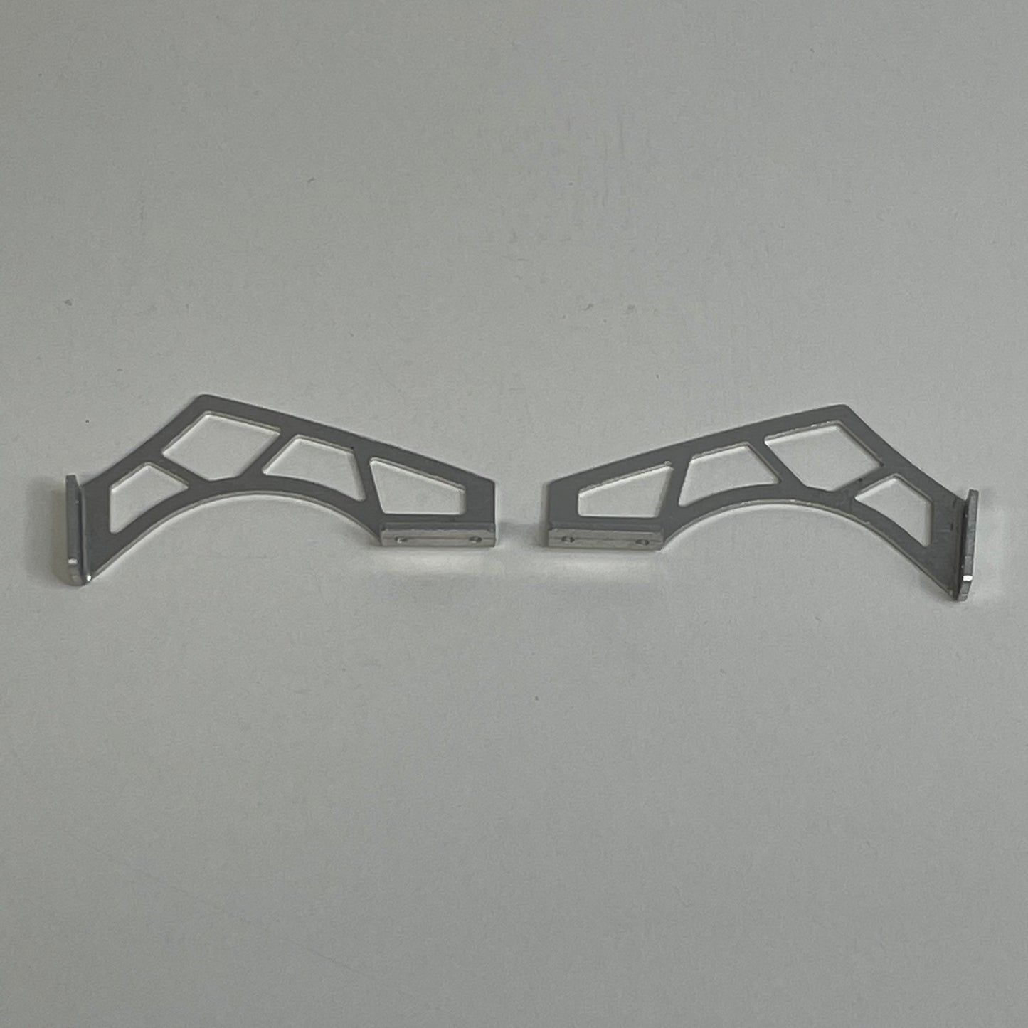 Silver Alloy Spoiler Mounts High Bumper Boot