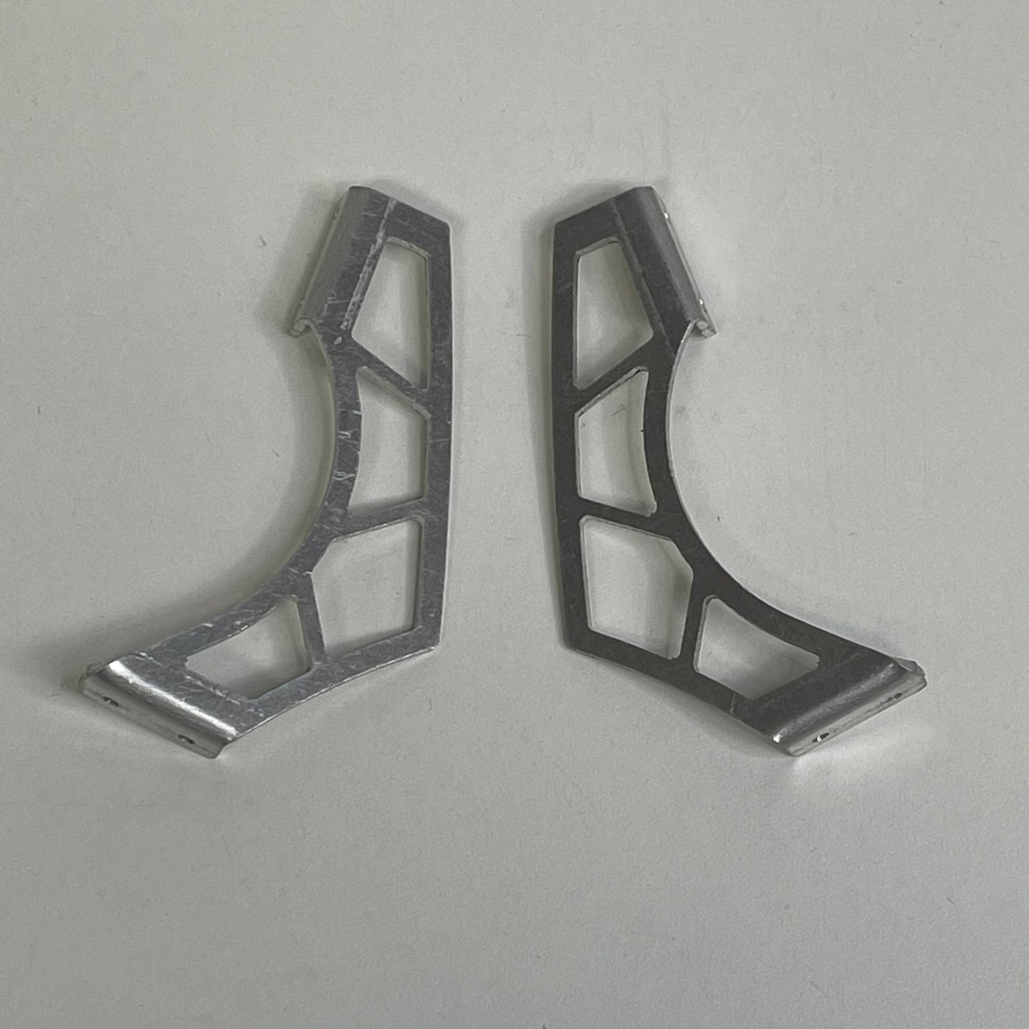 Silver Alloy Spoiler Mounts High Bumper Boot