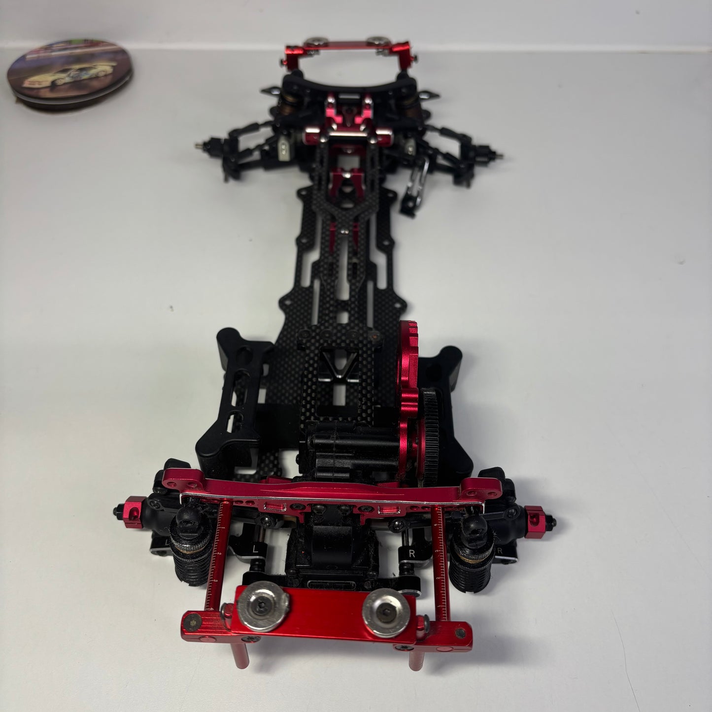 Yokomo YD2 SX3 Z Carbon & Red Alloy Chassis