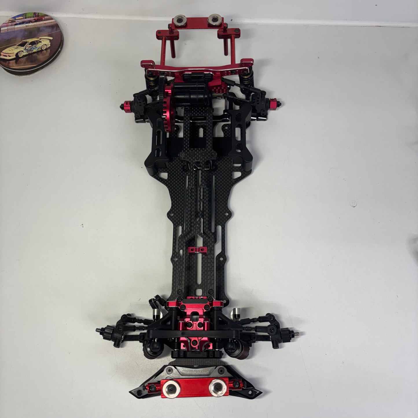Yokomo YD2 SX3 Z Carbon & Red Alloy Chassis
