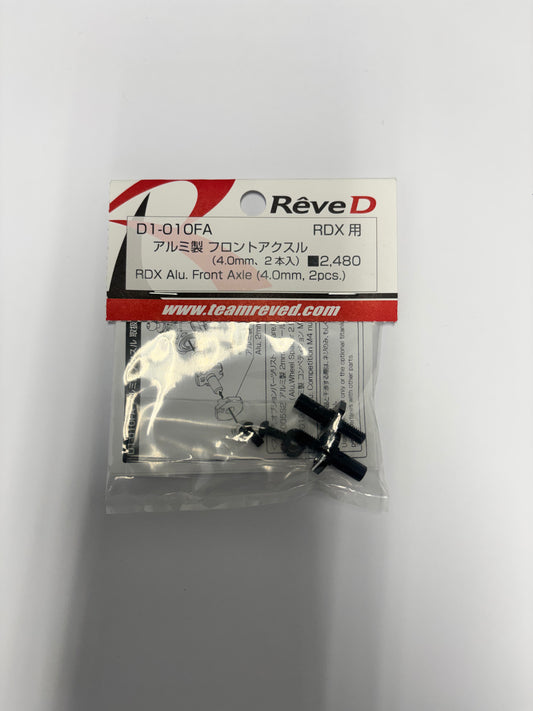 Reve D D1-010FA RDX Alloy Front Axle 4mm x2