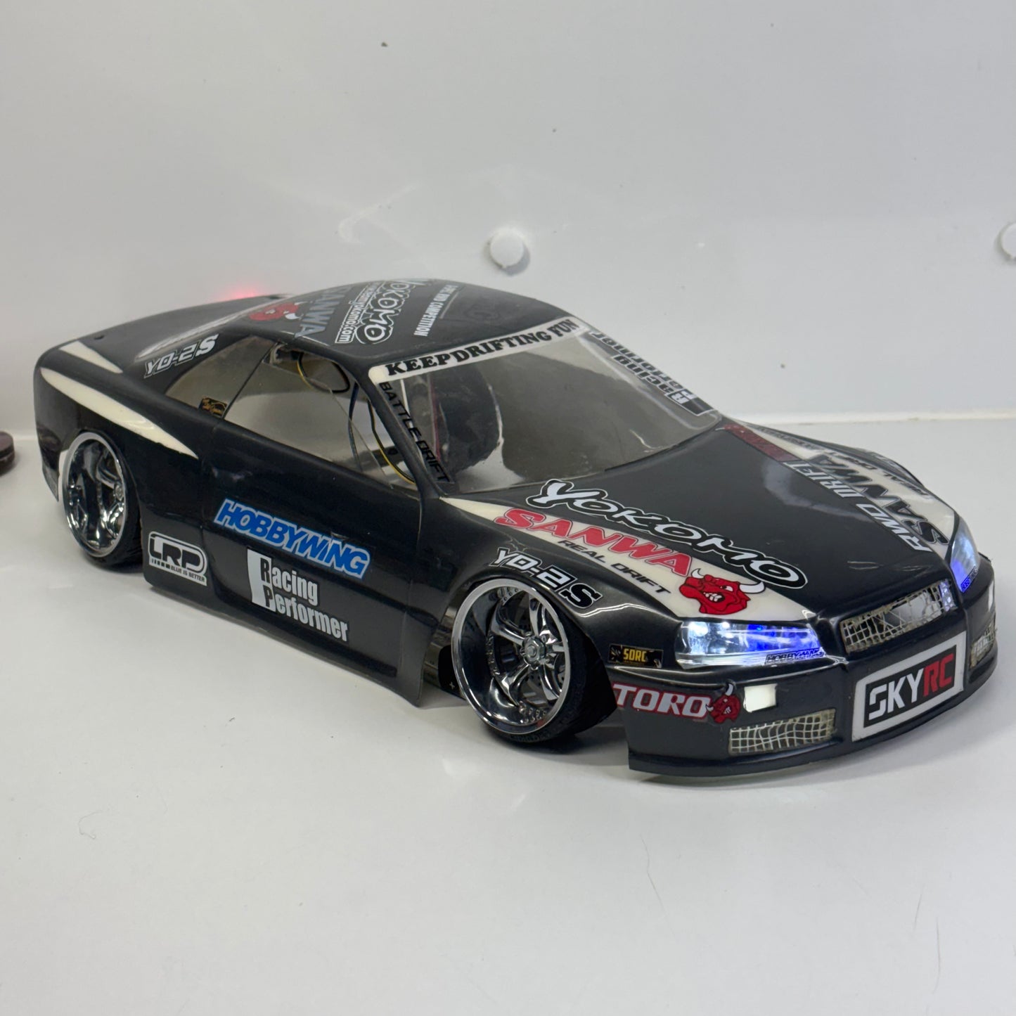 Nissan R34 GTR Grey BodyShell With LED Lights