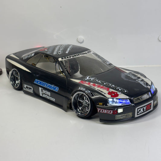 Nissan R34 GTR Grey BodyShell With LED Lights