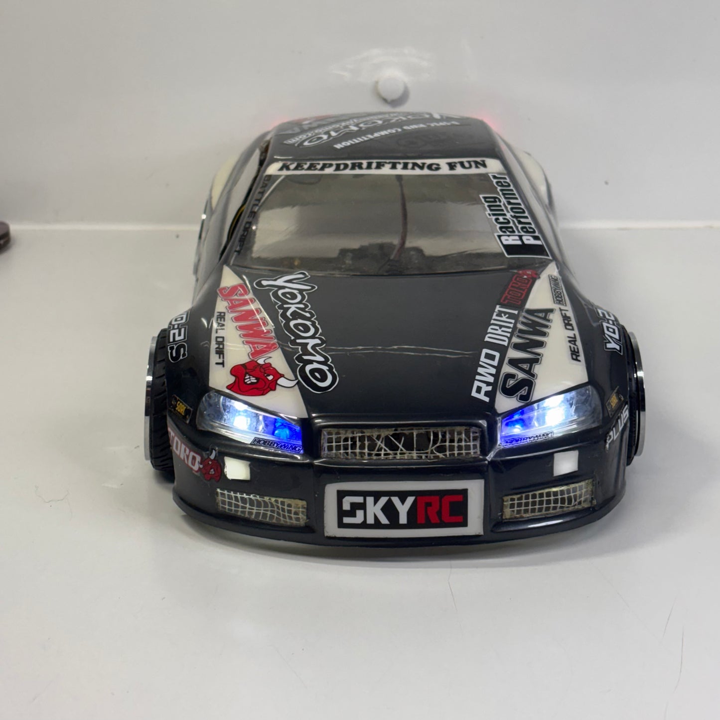 Nissan R34 GTR Grey BodyShell With LED Lights