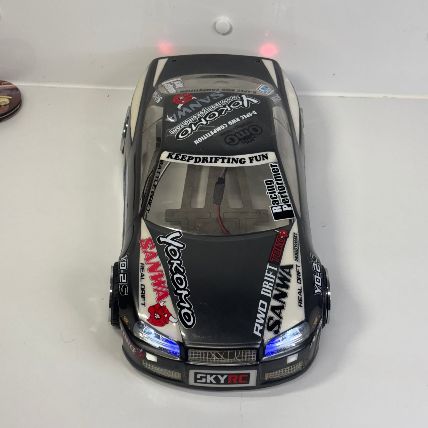 Nissan R34 GTR Grey BodyShell With LED Lights