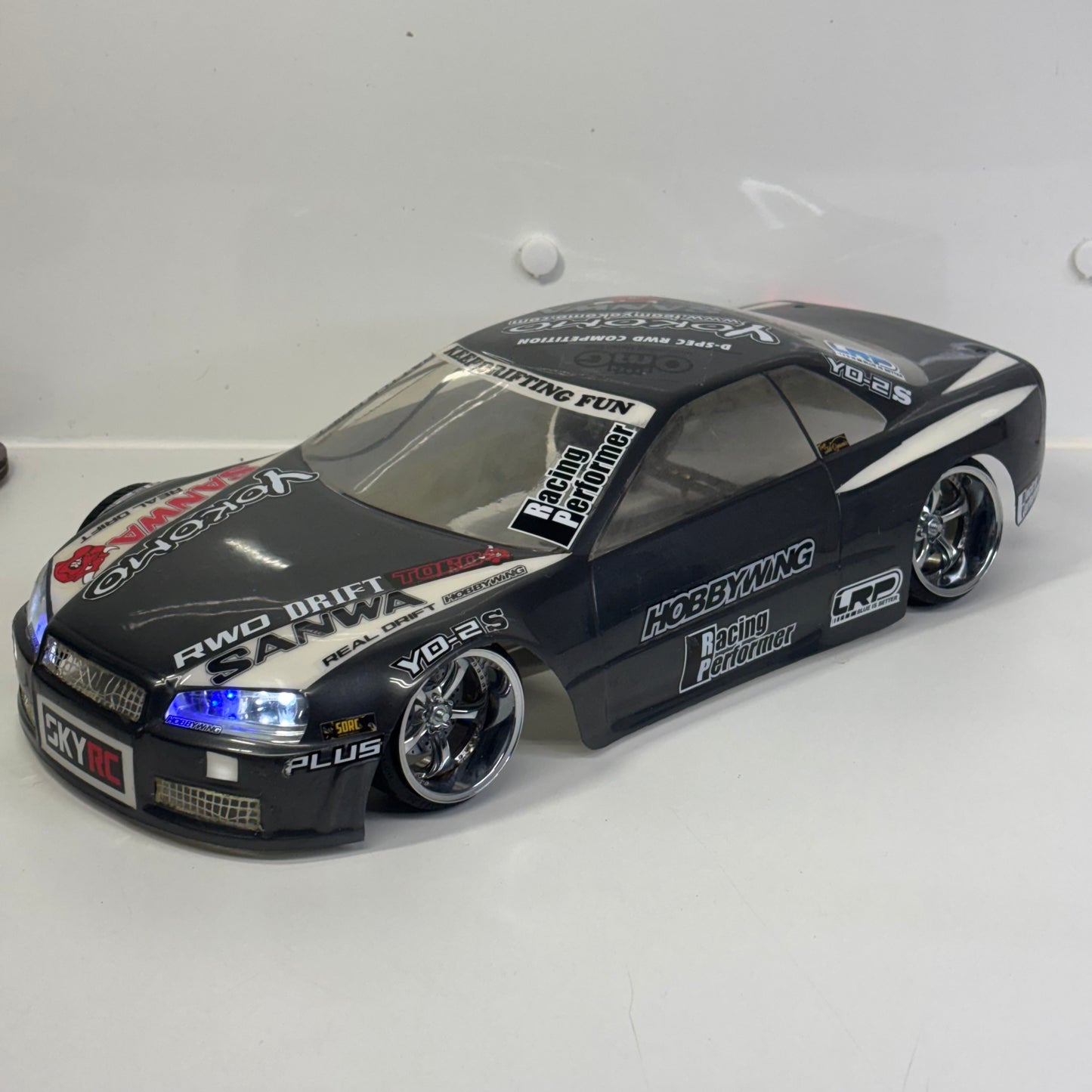 Nissan R34 GTR Grey BodyShell With LED Lights