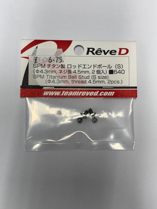 Reve D RT-006SA Titanium 4.3 4.5mm Thread x2