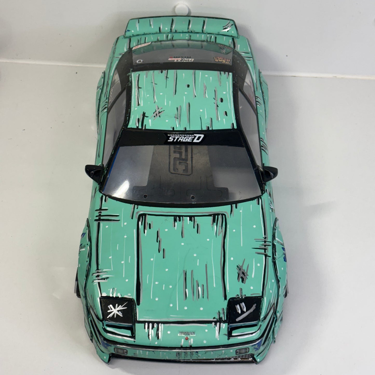 Nissan S13 180sx Mint Green Bodyshell