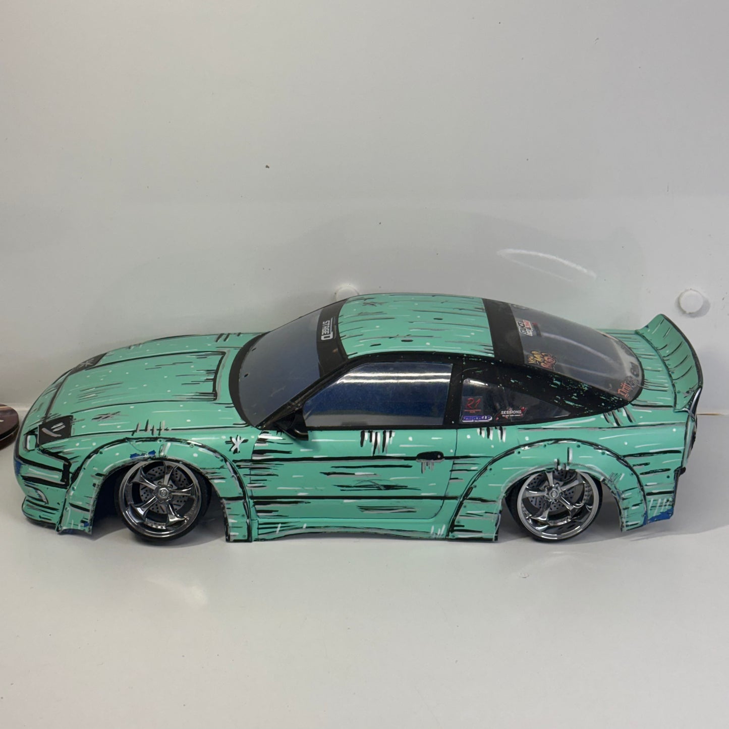 Nissan S13 180sx Mint Green Bodyshell