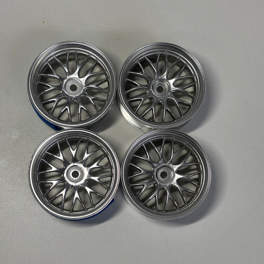 Mikuni Wheels Offset 3/5 Silver Mesh BBS Style