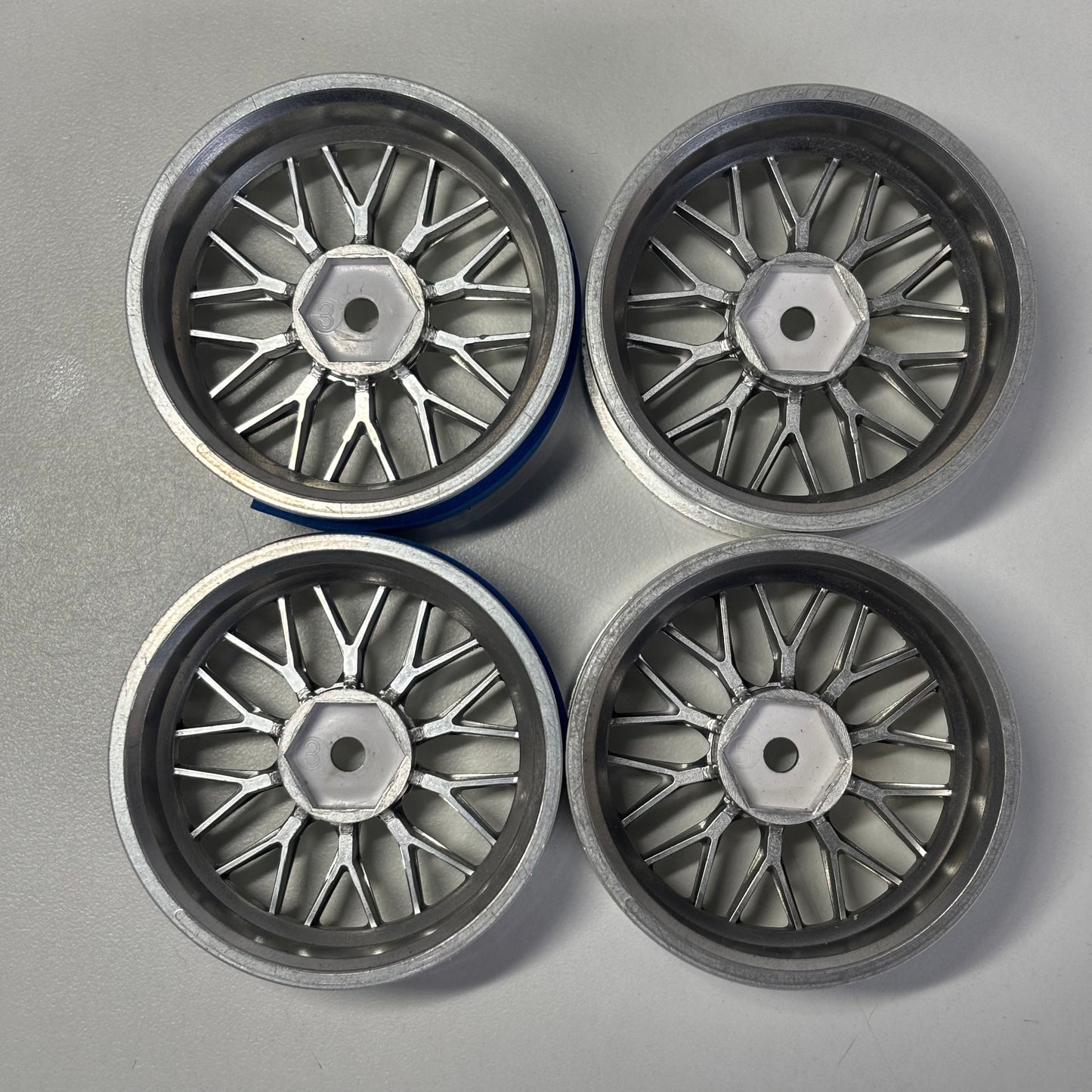 Mikuni Wheels Offset 3/5 Silver Mesh BBS Style