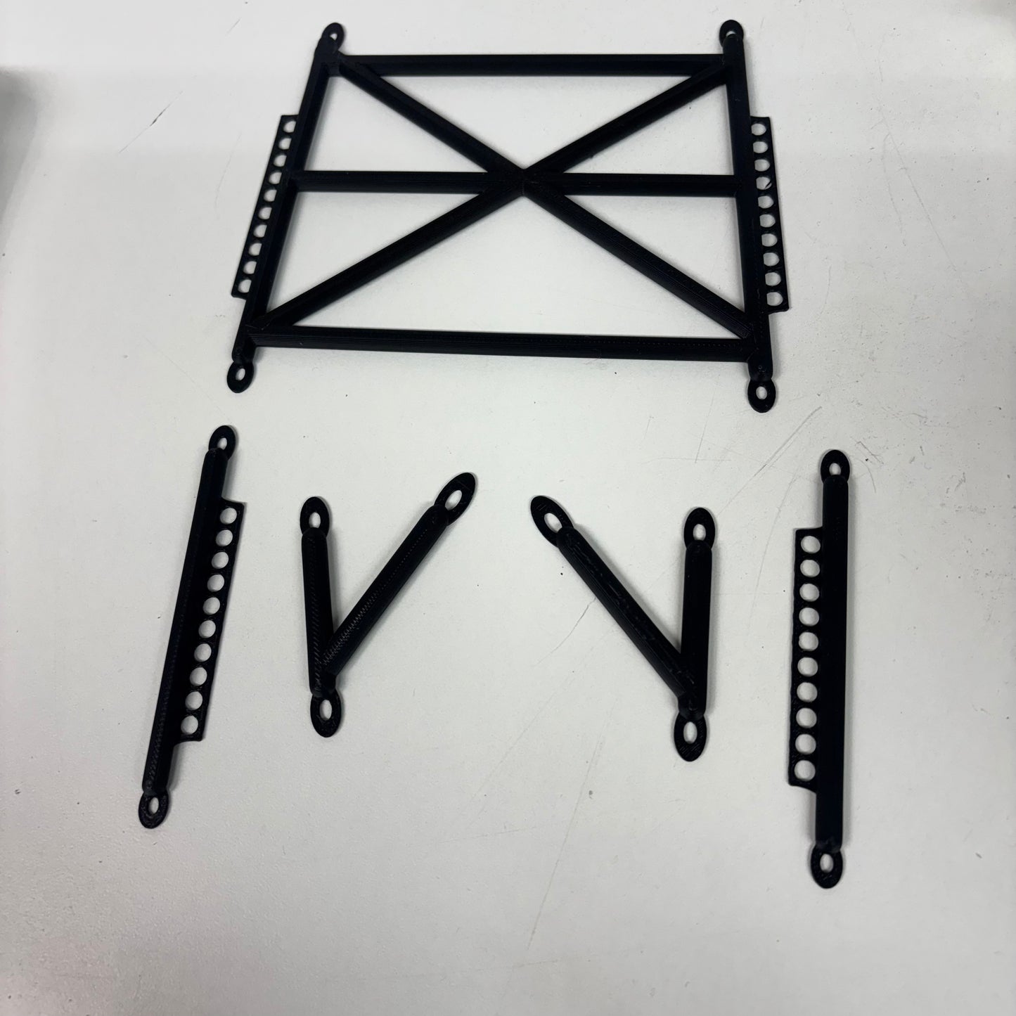3D Printed Roll Cage Different Colours