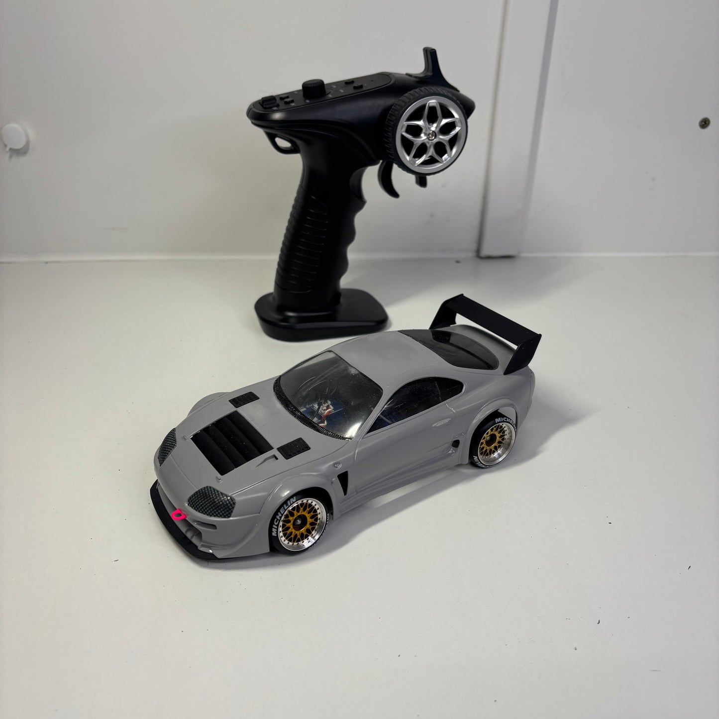 1:24 Carbon Mini Small Scale Drift Ready To Run Supra A80 Brushless