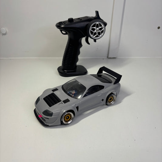 1:24 Carbon Mini Small Scale Drift Ready To Run Supra A80 Brushless