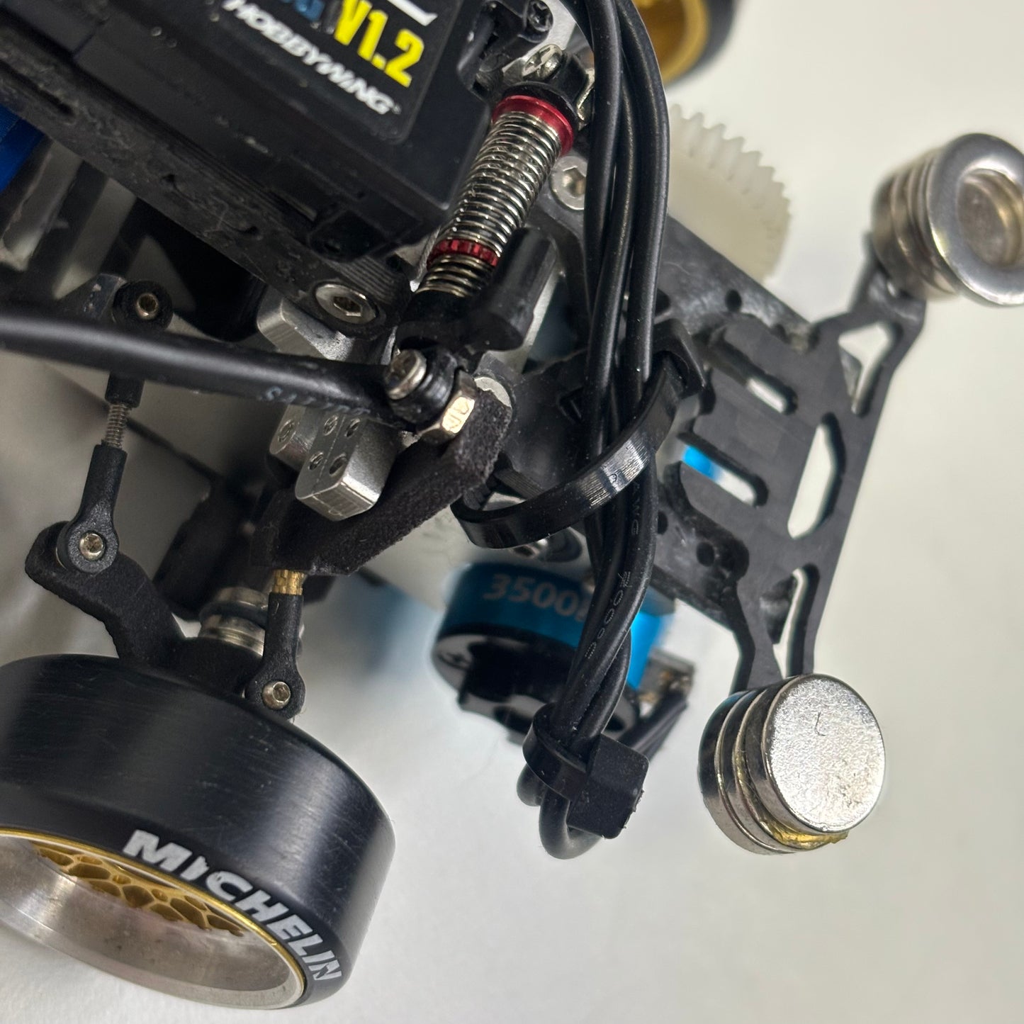 1:24 Carbon Mini Small Scale Drift Ready To Run Supra A80 Brushless