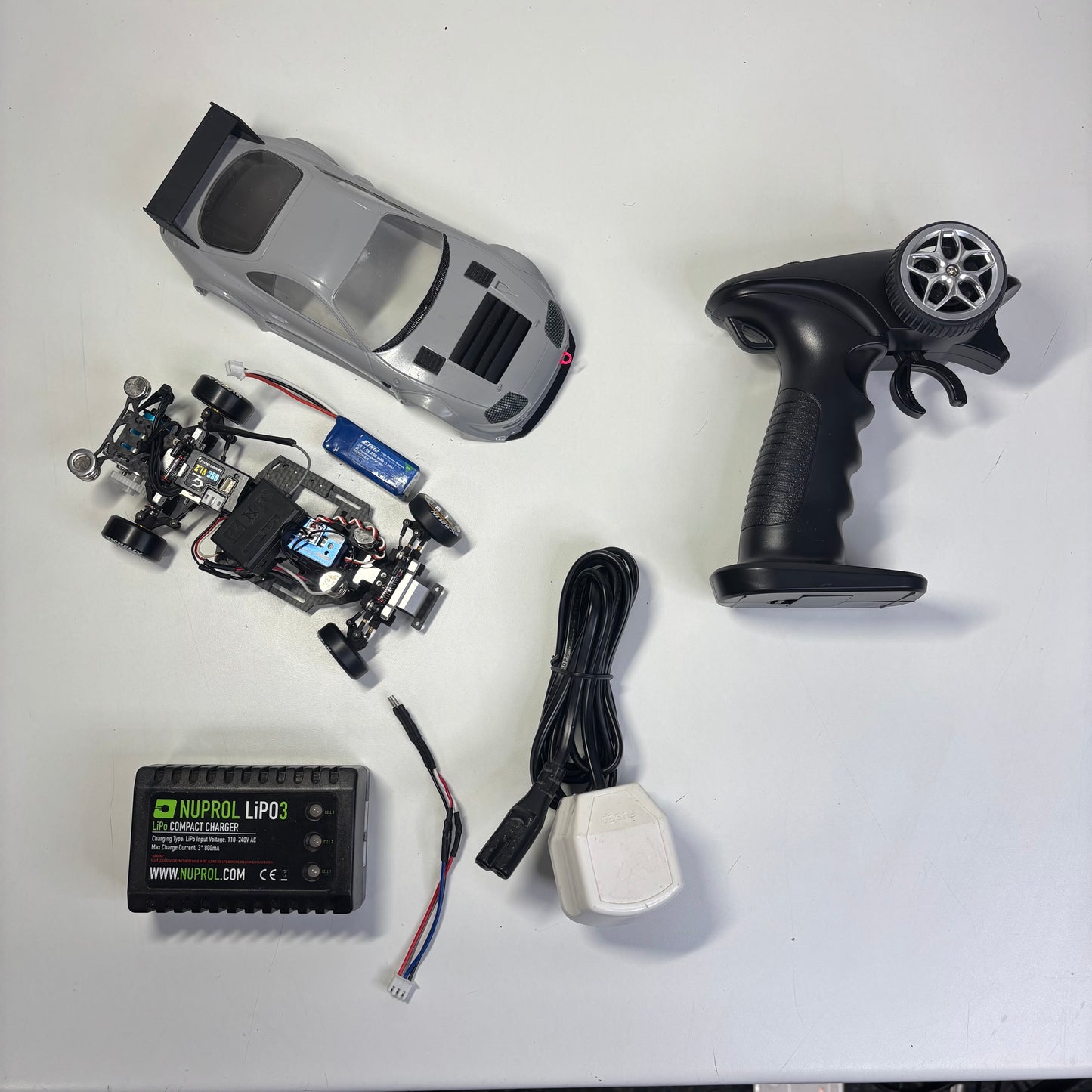 1:24 Carbon Mini Small Scale Drift Ready To Run Supra A80 Brushless