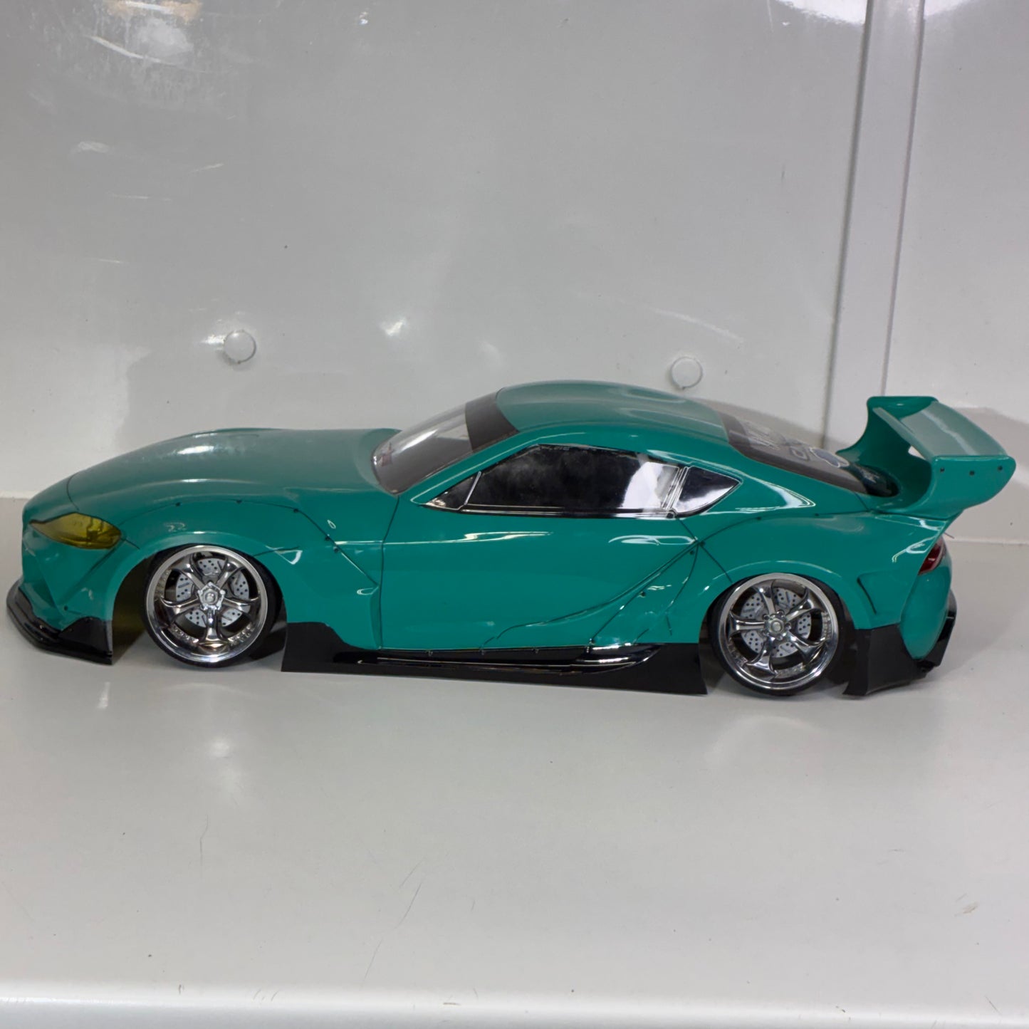 Yokomo Toyota A90 GR Supra Teal Bodyshell