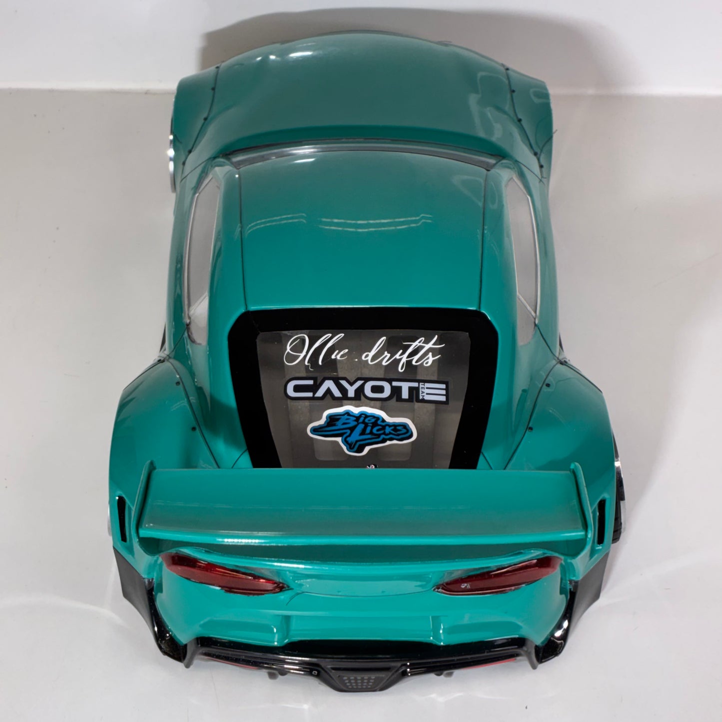 Yokomo Toyota A90 GR Supra Teal Bodyshell