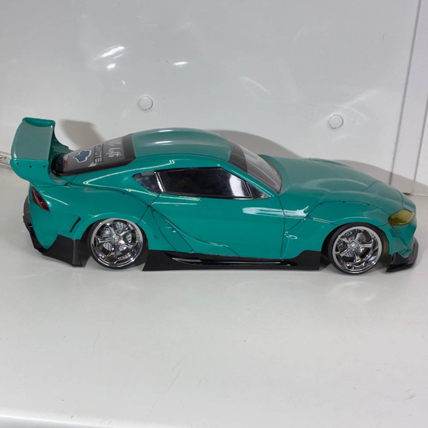 Yokomo Toyota A90 GR Supra Teal Bodyshell