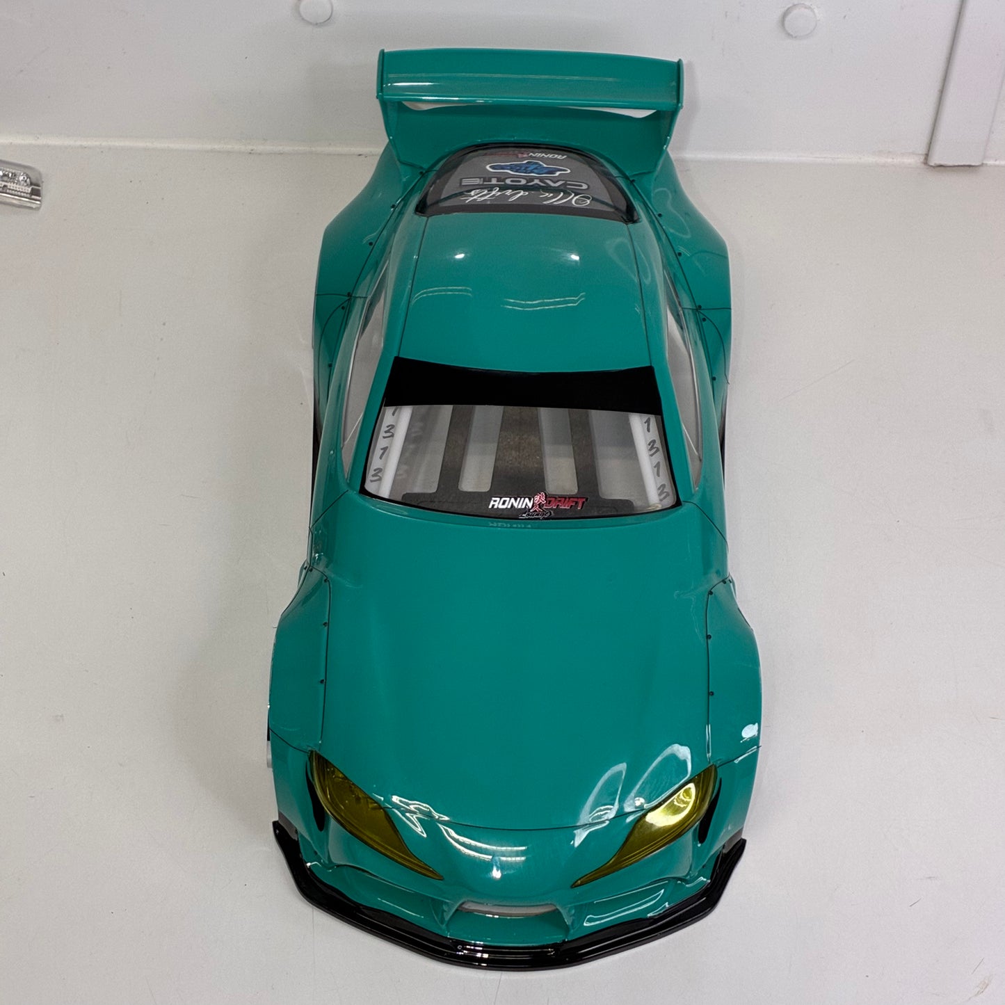 Yokomo Toyota A90 GR Supra Teal Bodyshell