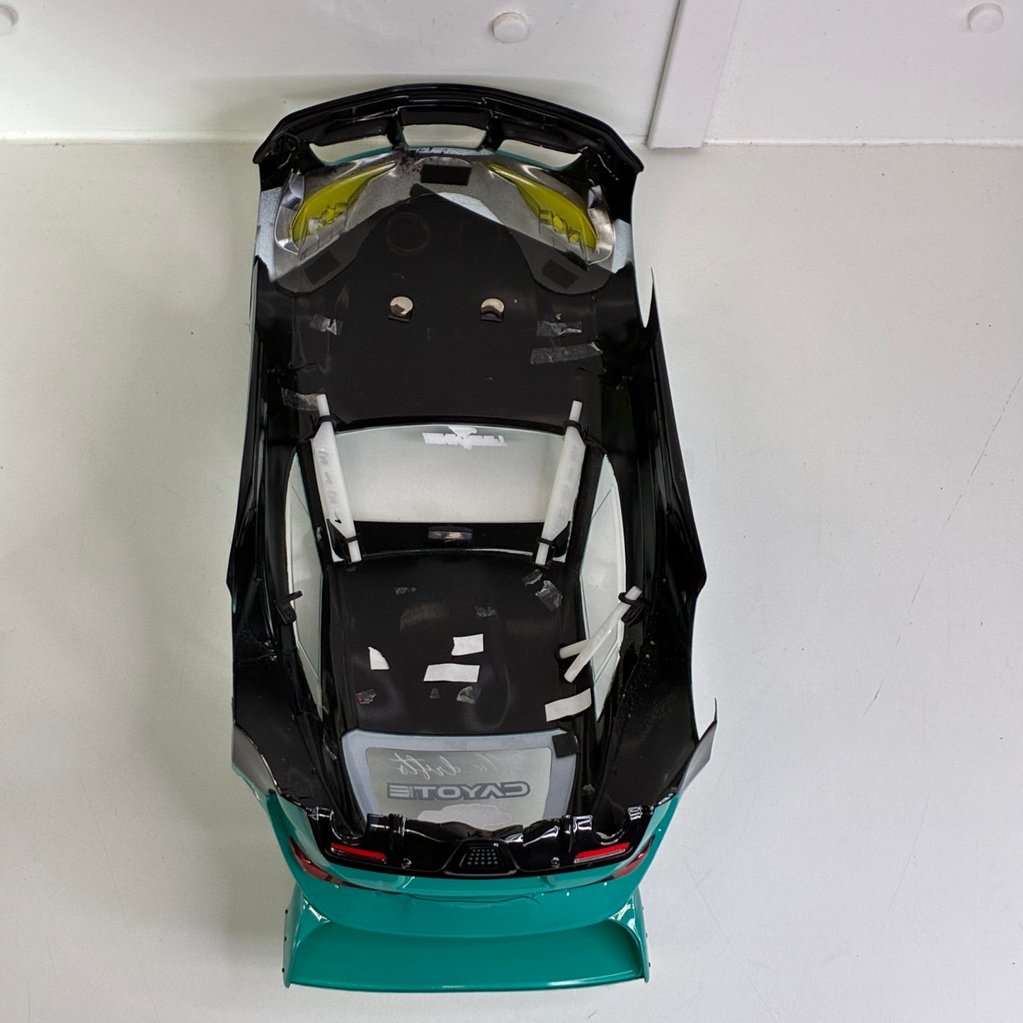 Yokomo Toyota A90 GR Supra Teal Bodyshell