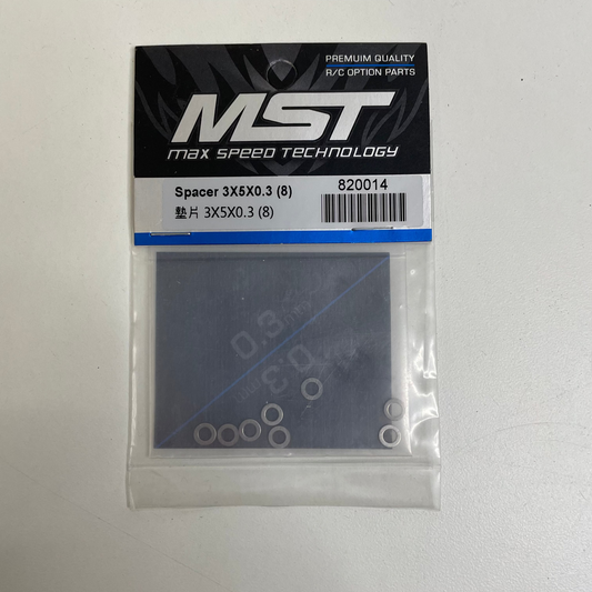 MST Spacer 3X5X0.3 (8) 820014