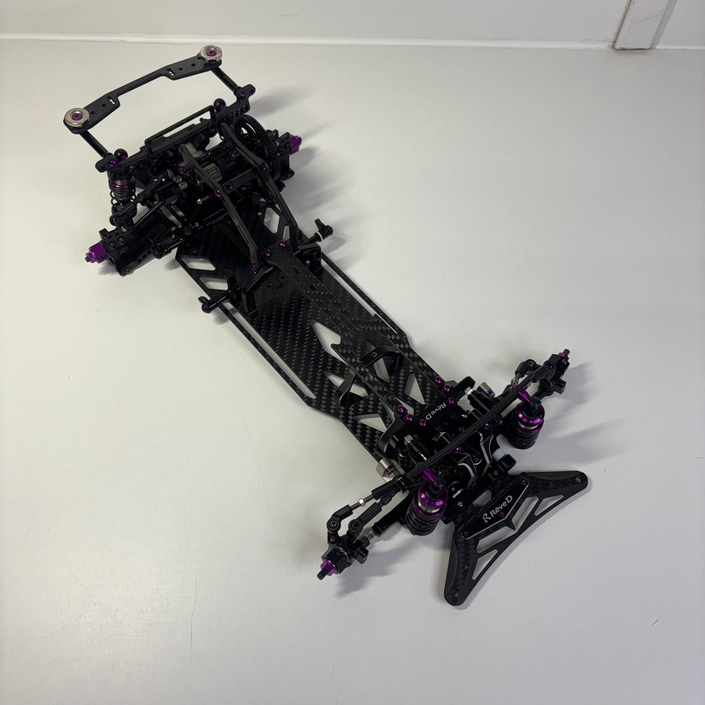 Reve D MC-1 MC1 Carbon Alloy Fully Hop Up RWD Drift Chassis