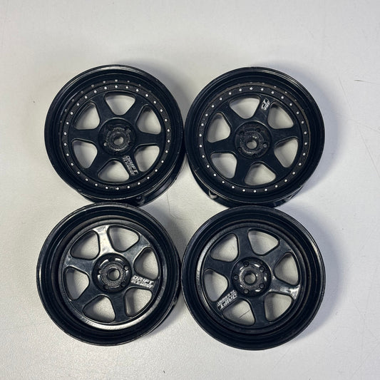Drift Element Black Adjustable Offset Wheels