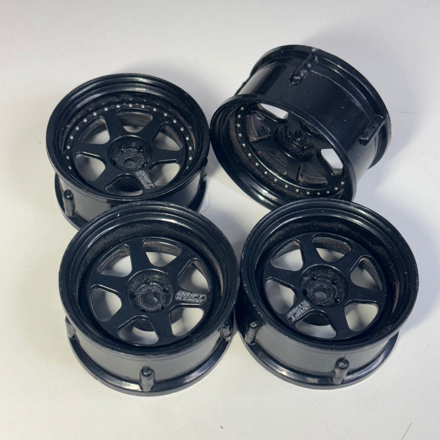 Drift Element Black Adjustable Offset Wheels