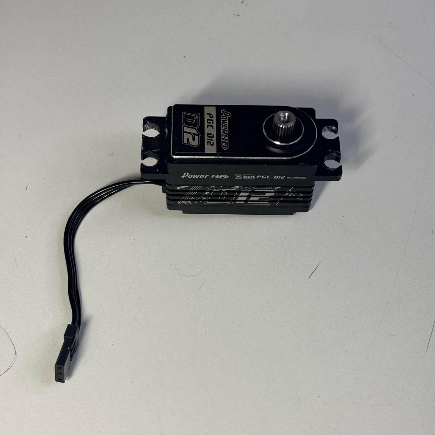 Power RC PGC-D12 Black Alloy Servo