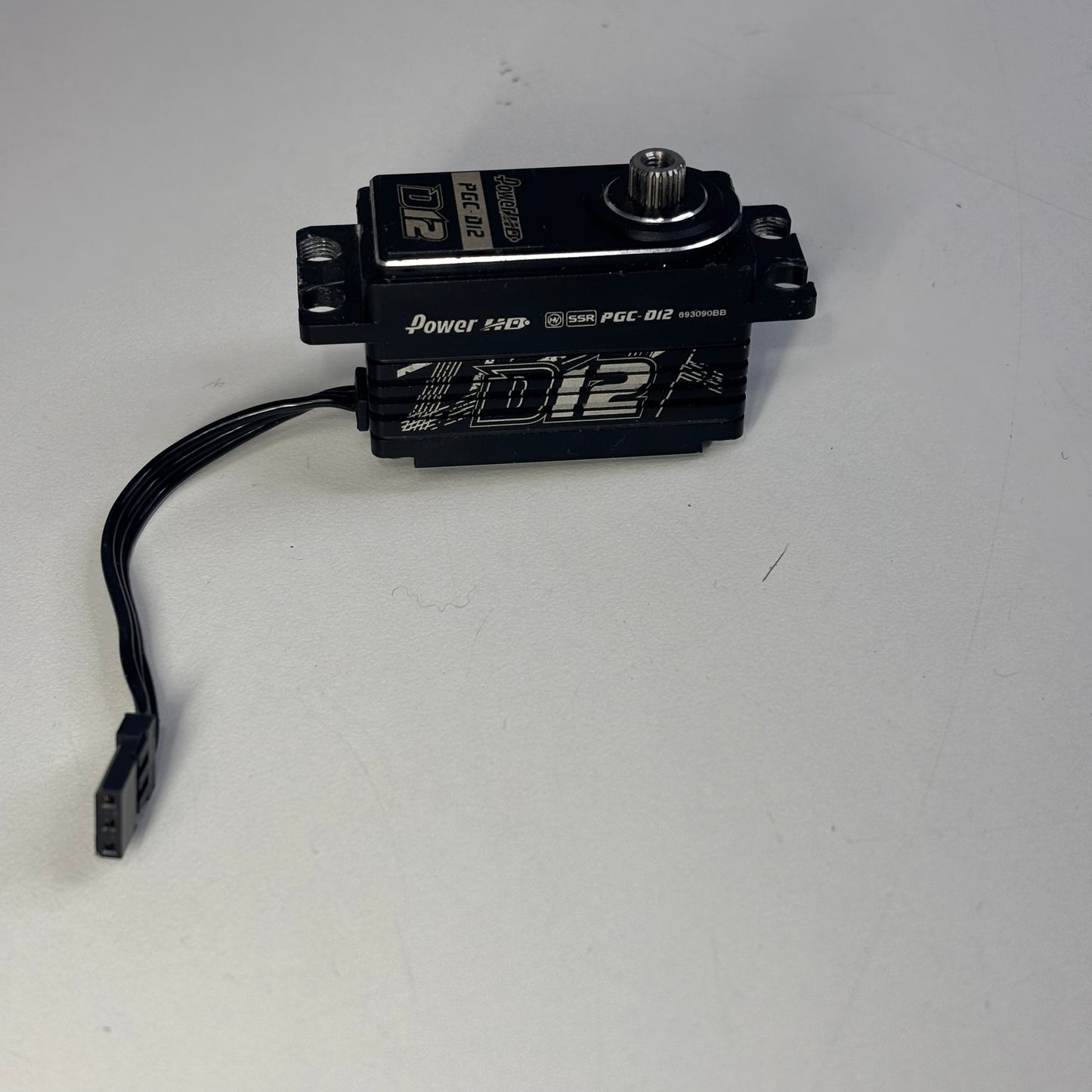 Power RC PGC-D12 Black Alloy Servo