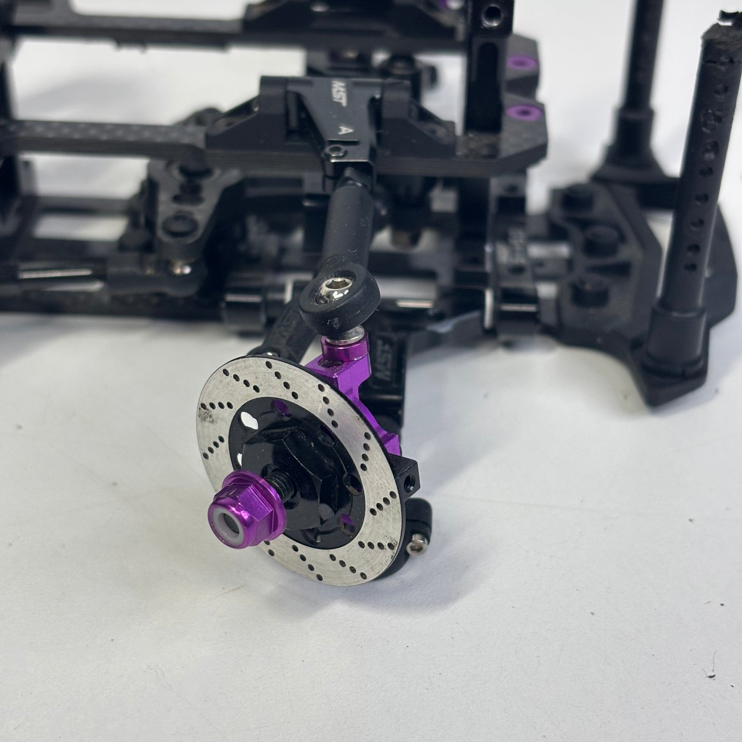 MST FRX Front Motor RWD Chassis Black Purple Alloy Carbon
