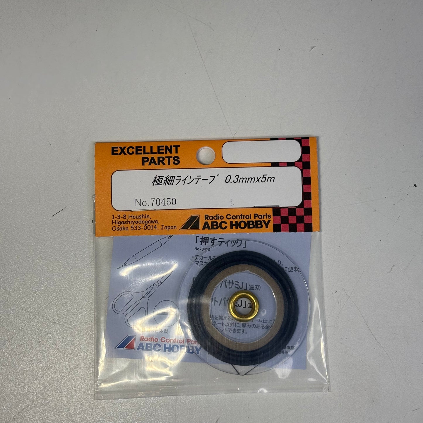 ABC Hobby 0.3mmx5m No 70450 Body Line Tape
