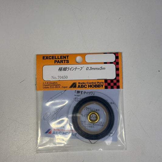ABC Hobby 0.3mmx5m No 70450 Body Line Tape