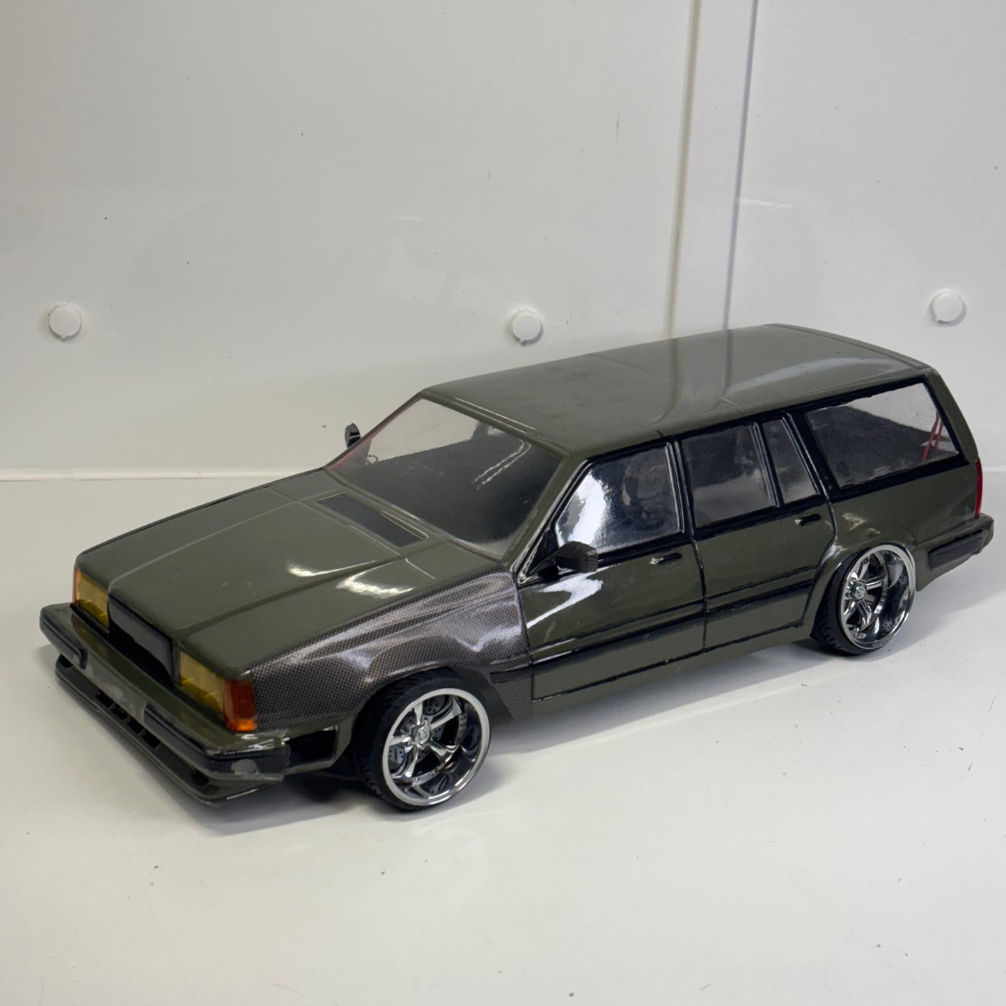 Green Volvo Estate Shell