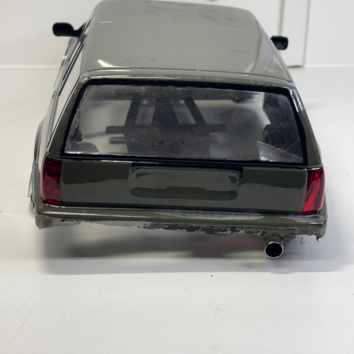 Green Volvo Estate Shell