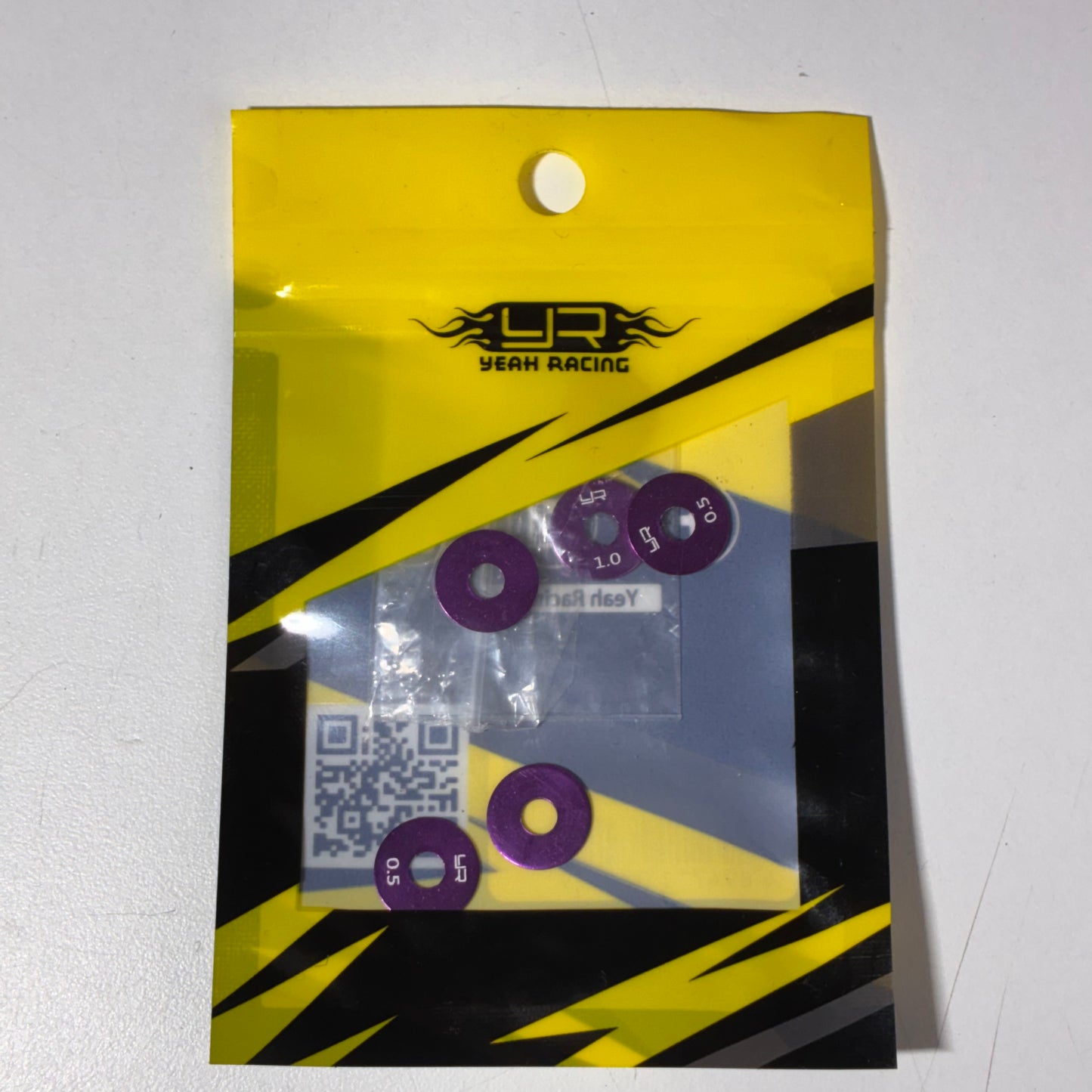 Aluminum Wheel Spacer 0.5 1.0 Set Yeah Racing x6 Pcs