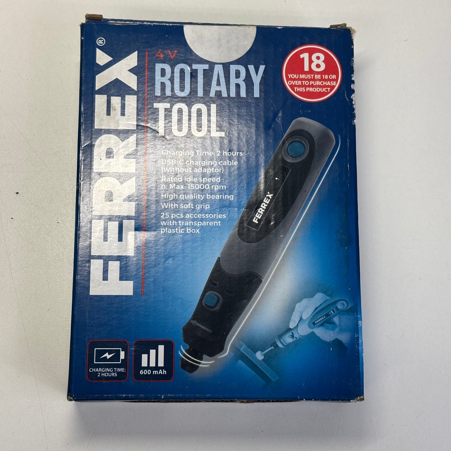 Ferrex Rotary Tool Dremel 4V Rechargable