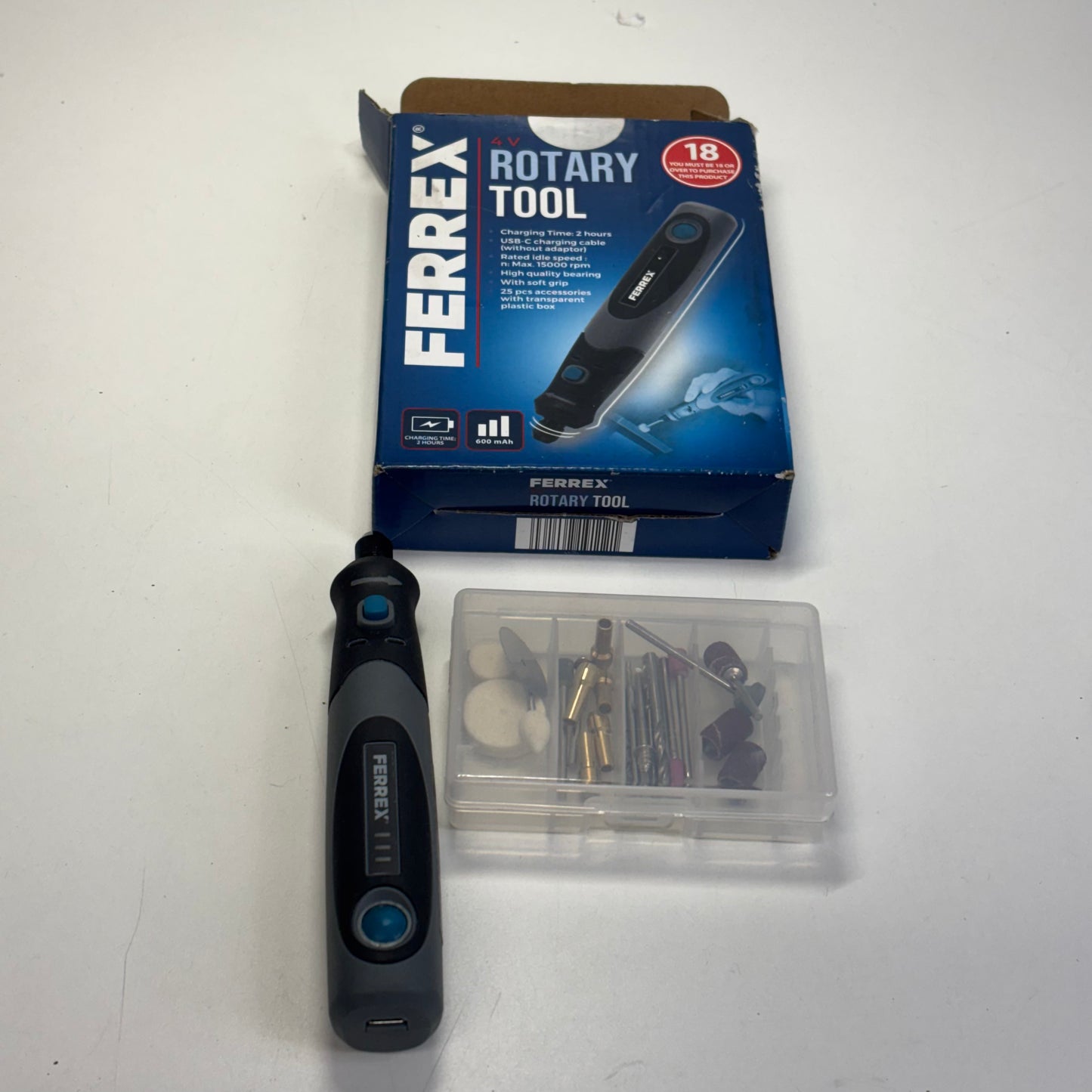 Ferrex Rotary Tool Dremel 4V Rechargable