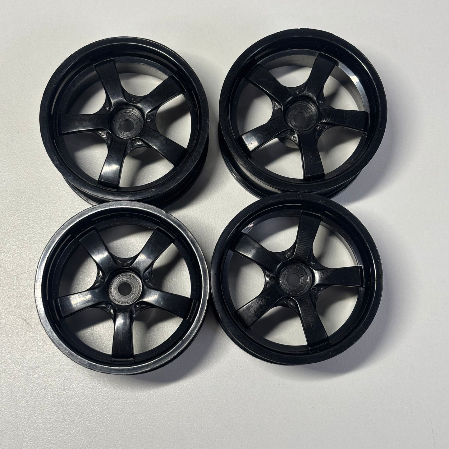 Black 5 Spoke Wheels Offset 3