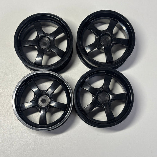 Black 5 Spoke Wheels Offset 3